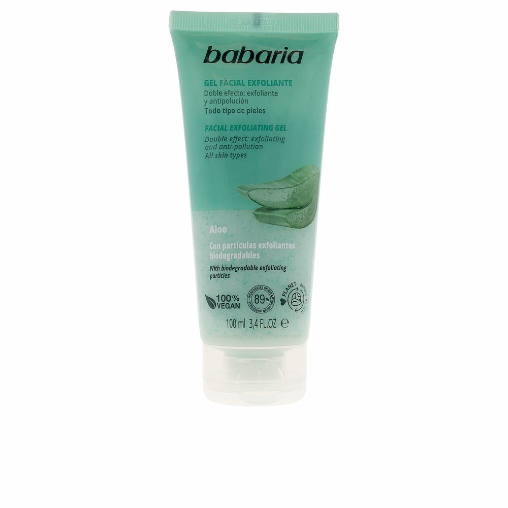 BabariaAloeVeraFacialExfoliatingGel100ml Babaria Aloe Vera Facial Exfoliating Gel 100ml - Image 1
