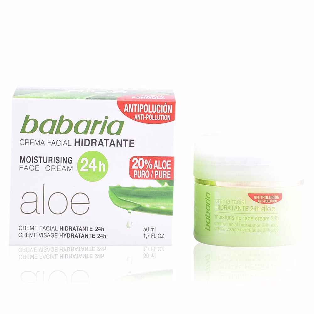 BabariaAloeVeraMoisturizingCream24Hours50ml Babaria Aloe Vera Moisturizing Cream 24 Hours 50ml - Image 1