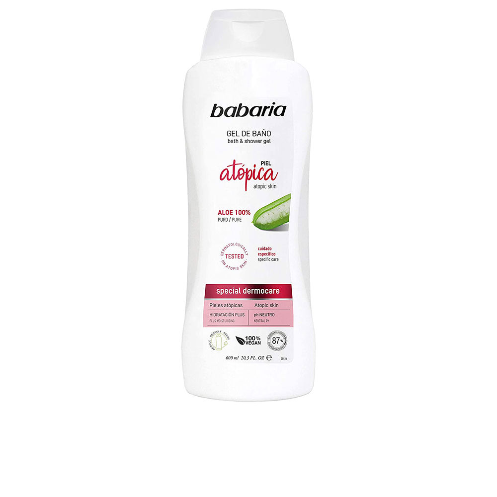 BabariaAtopicSkinAloeVeraShowerGel0%600ml Babaria Atopic Skin Aloe Vera Shower Gel 0% 600ml