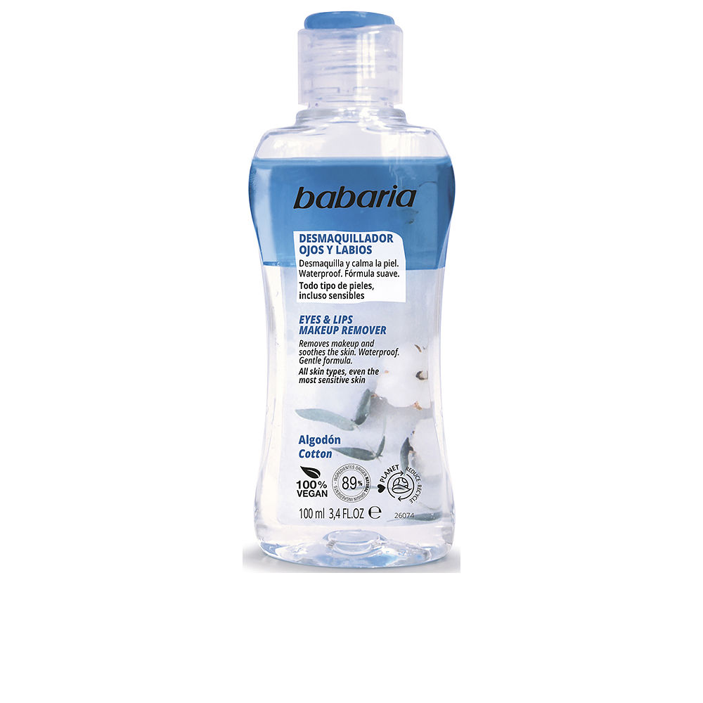 BabariaBiphasicEye-LipMake-UpRemover100ml Babaria Biphasic Eye-Lip Make-Up Remover 100ml - Image 1