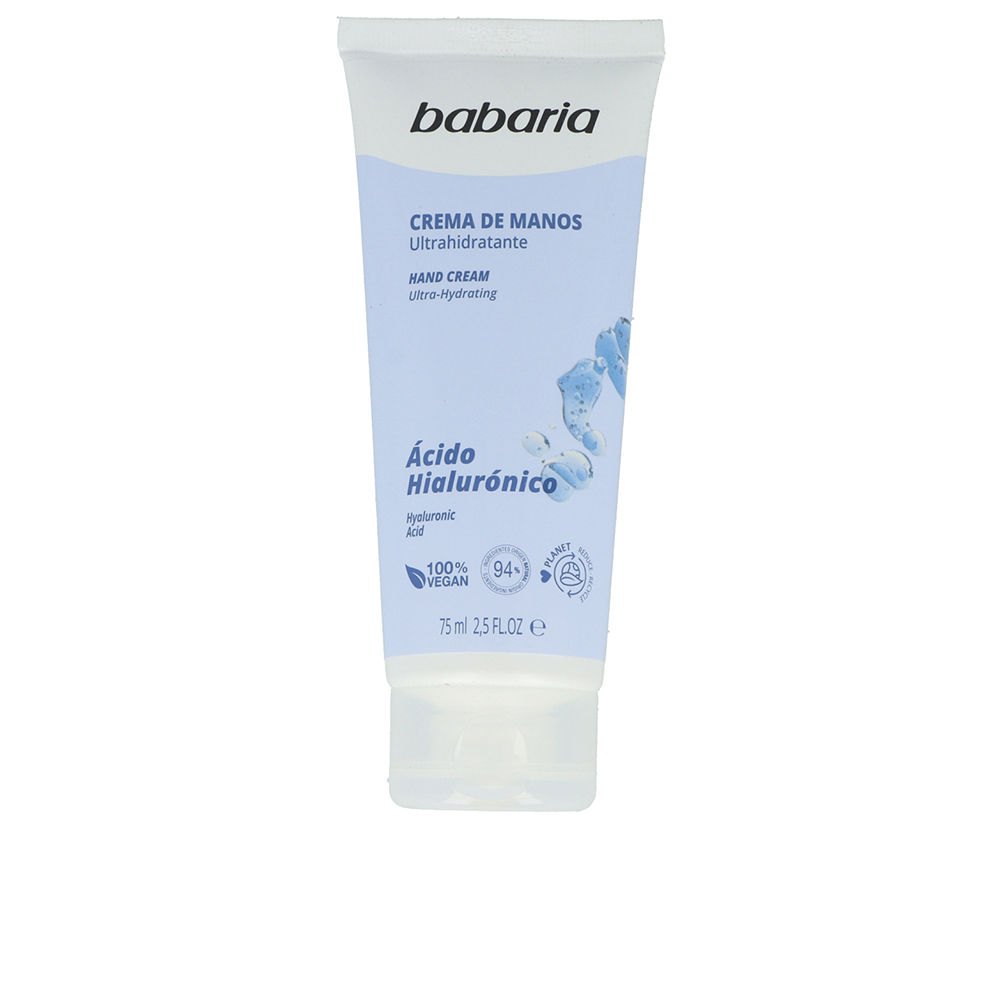 BabariaHyaluronicAcidUltra-HydratingHandCream75ml Babaria Hyaluronic Acid Ultra-Hydrating Hand Cream 75ml