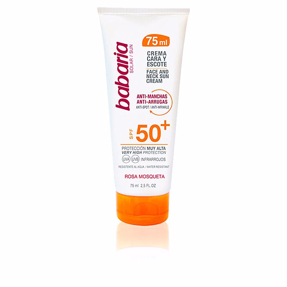 BabariaSunFaceandNeckSunCreamSPF50+75ml Babaria Sun Face and Neck Sun Cream SPF50+ 75ml