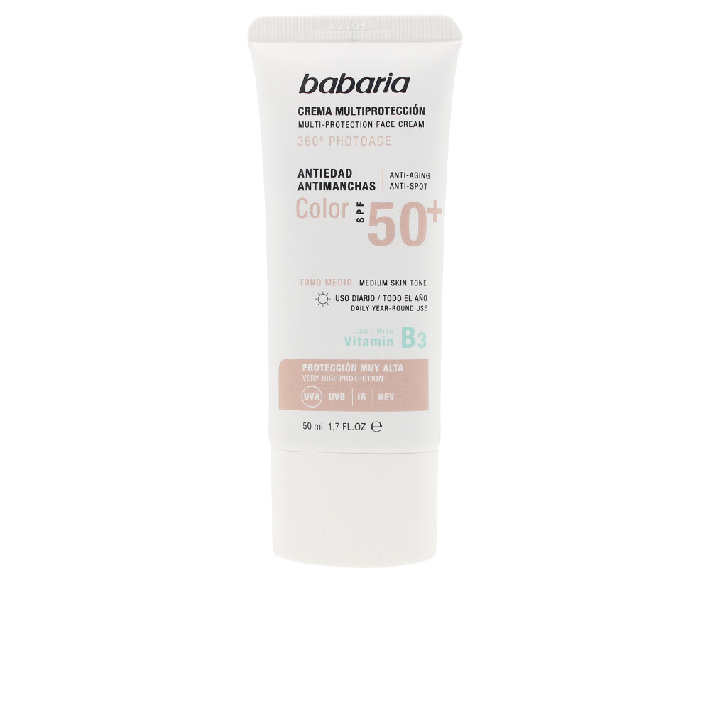 BabariaSunMulti-ProtectionColorAnti-DarkSpotCreamSPF50+50ml Babaria Sun Multi-Protection Color Anti-Dark Spot Cream SPF50+ 50ml