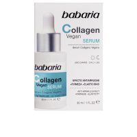 Bottle  of  Babaria  Vegan  Collagen  Intense  Firming  Serum  by  Babaria,  a  serum  indicated  for  improving  skin  firmness  and  elasticity.