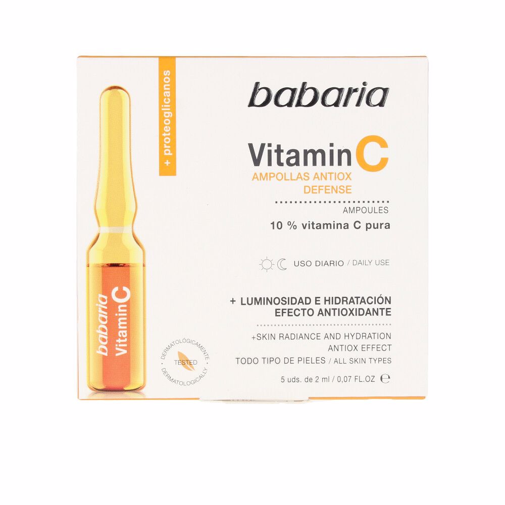 BabariaVitaminCAntioxDefenseAmpoules5X2ml Babaria Vitamin C Antiox Defense Ampoules 5X2ml - 画像 (1)