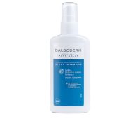 Spray  of  Balsoderm  Aftersun  Intensive  Spray  by  Balsoderm,  a  spray  indicated  for  soothing  and  repairing  skin  after  sun  exposure.