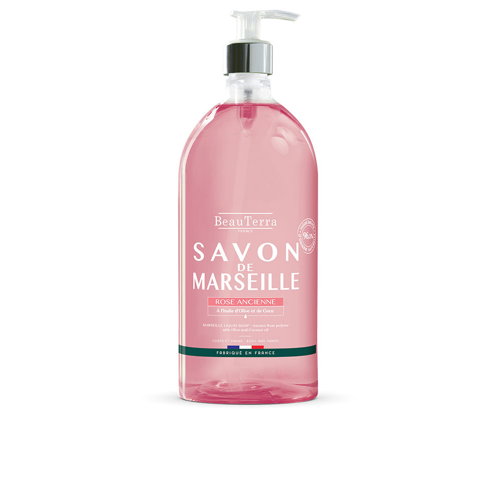 BeauterraMarseilleAntiqueRoseSoap1000ml Beauterra Marseille Antique Rose Soap 1000ml - 画像 (1)