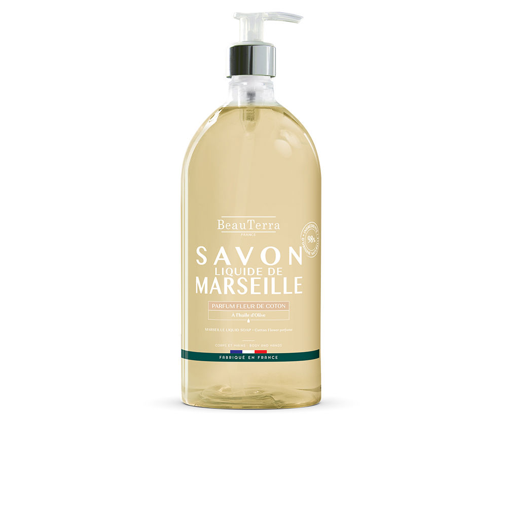 BeauterraMarseilleCottonFlowerSoap1000ml Beauterra Marseille Cotton Flower Soap 1000ml