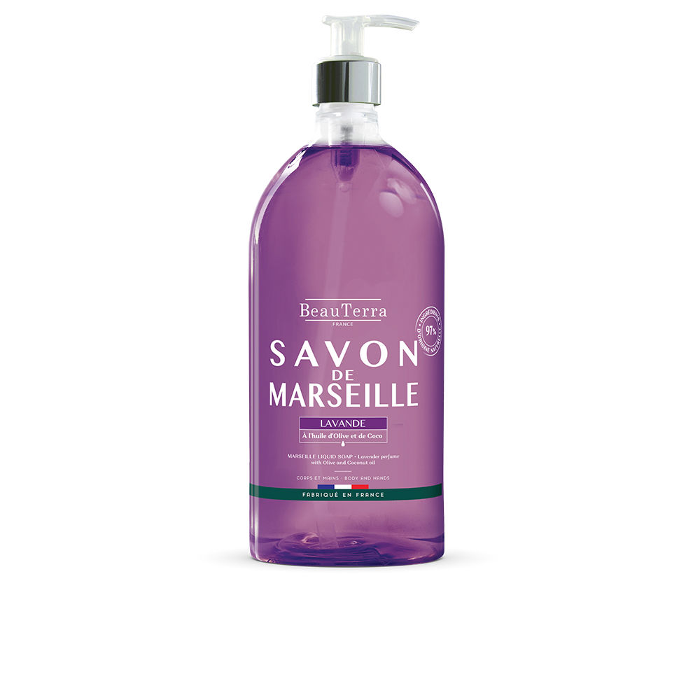 BeauterraMarseilleLavenderSoap1000ml Beauterra Marseille Lavender Liquid Soap 1000ml - Image 1