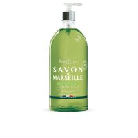 Bottle  of  Beauterra  Marseille  Mint-Lemon  Soap  by  Beauterra,  a  liquid  soap  indicated  for  cleansing  and  protecting  skin  hydration.