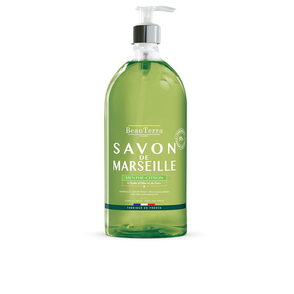 BeauterraMarseilleMint-LemonSoap1000ml Beauterra Marseille Mint-Lemon Soap 1000ml - 画像 (1)