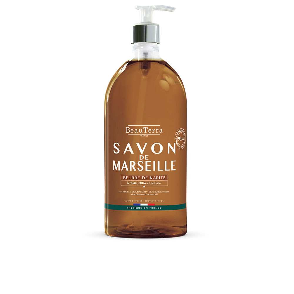 BeauterraMarseilleSheaSoap1000ml Beauterra Marseille Shea Soap 1000ml - Image 1