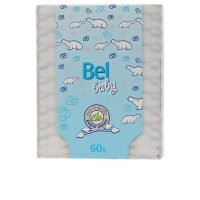 Box  of  Bel  Baby  Safety  Swabs  by  Bel  Baby,  cotton  swabs  indicated  for  cleaning  delicate  areas  around  eyes  and  ears.