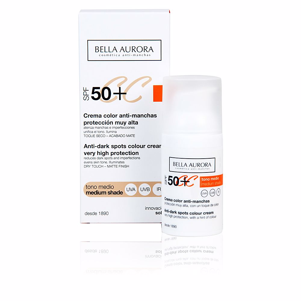 BellaAuroraCCCreamAnti-SpotSPF50+Medium30ml Bella Aurora CC Cream Anti-Spot SPF50+ Medium 30ml