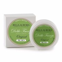Jar  of  Bella  Aurora  Double  Force  Anti-Dark  Spots  Cream  by  Bella  Aurora,  a  cream  indicated  for  brightening  dry  skin.