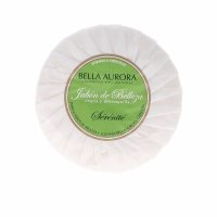 Product  container  of  Bella  Aurora  Sérénité  Beauty  Soap  by  Bella  Aurora,  a  solid  soap  indicated  for  face  cleansing.