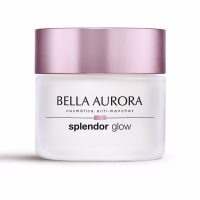 Jar  of  Bella  Aurora  Splendor  Glow  Illuminating  Anti-Aging  Day  Treatment  by  Bella  Aurora,  a  cream  for  firming  and  luminosity.