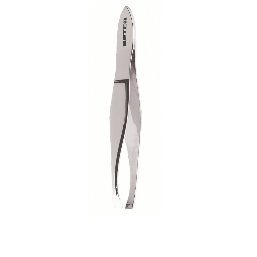 BeterChromedStraightTipTweezers Beter Pinzas de Punta Recta Cromadas - Image 1