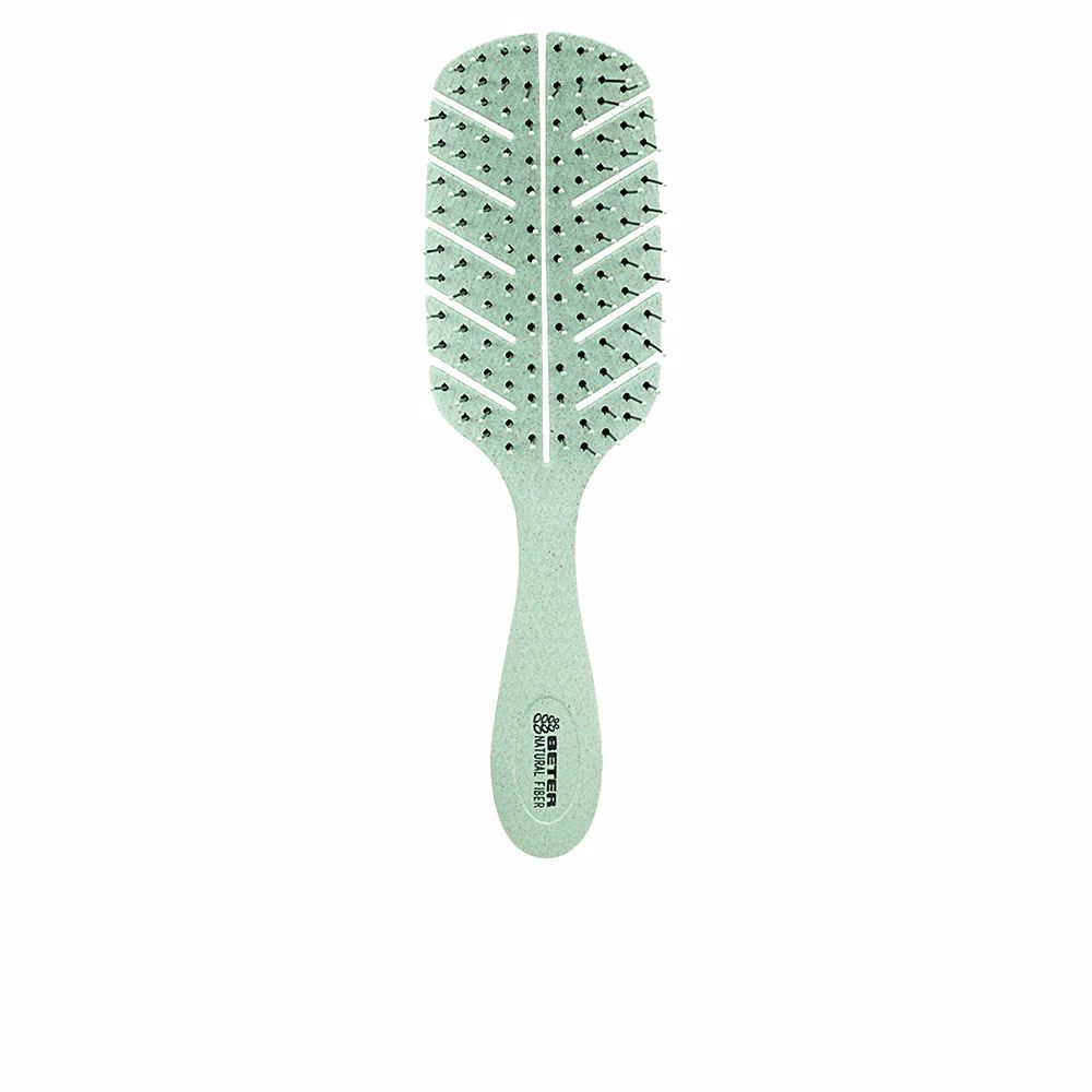 BeterDetanglingNaturalFiberBrushColorGreen Beter Detangling Natural Fiber Brush Color Green - 画像 (1)