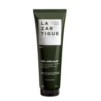 Tube  of  Curl  Specialist  Taming  &  Protecting  Cream  by  Lazartigue,  a  vegan  cream  indicated  for  redefining  curls  and  frizz  control.