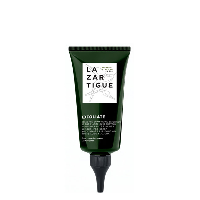 LazartigueExfoliatePre-Shampoo75ml Tube of Lazartigue Exfoliate Pre-Shampoo by Lazartigue, a pre-shampoo care indicated for deep exfoliation and purifying the scalp.