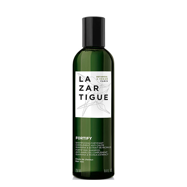 LazartigueFortifyShampoo250ml Bottle of Lazartigue Fortify Shampoo by Lazartigue, a shampoo indicated for preventing hair loss and accelerating hair growth.