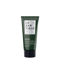 Bottle  of  Fortify  Shampoo  by  Lazartigue,  a  fortifying  shampoo  indicated  for  preventing  hair  loss  and  accelerating  growth.
