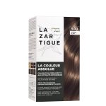 Box of La Couleur Absolue Permanent Haircolor 5.00 Light Brown by Lazartigue, a permanent dye indicated for full gray coverage.