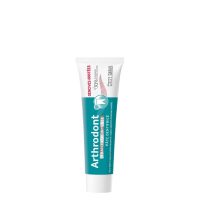 Tube  of  Arthrodont  Intense  Freshness  Toothpaste  by  Arthrodont,  a  toothpaste  indicated  for  soothing  irritated  gums.