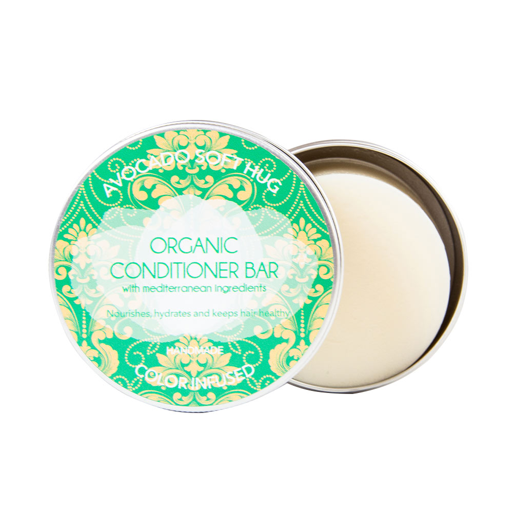 BiocosmeBioSolidAvocadoHairConditionerBar120g Biocosme Bio Solid Avocado Hair Conditioner Bar 120g - Image 1