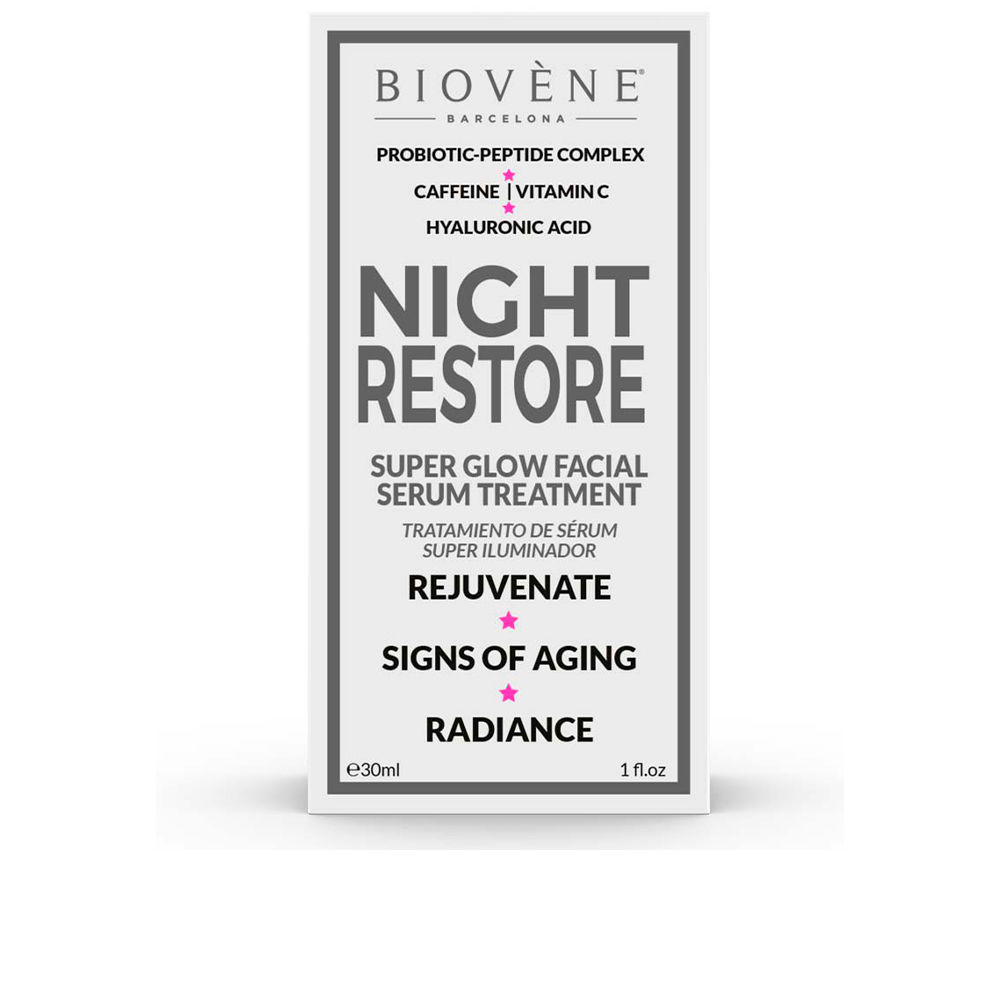 BiovèneNightRestoreSuperGlowFacialSerumTreatment30ml Biovène Night Restore Super Glow Facial Serum Treatment 30ml