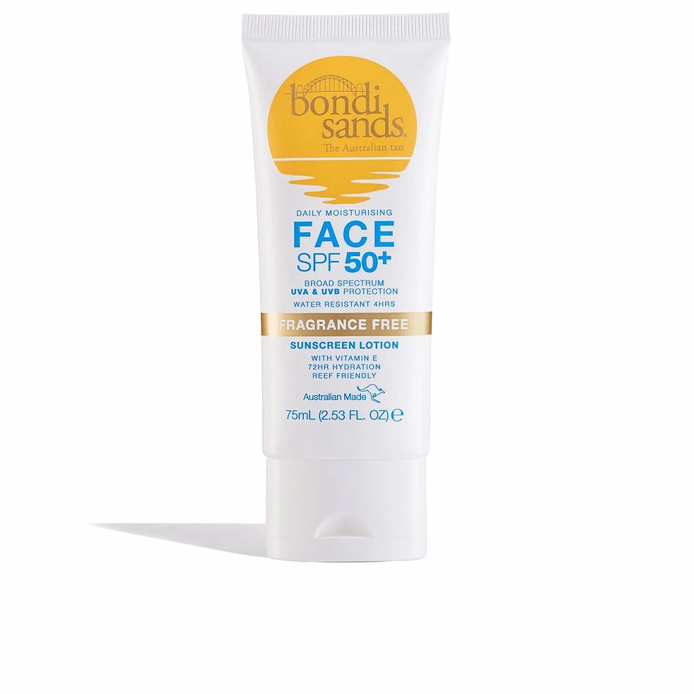 BondiSandsFaceSPF50+FragranceFreeFaceLotion75ml Bondi Sands Face SPF50+ Fragrance Free Face Lotion 75ml