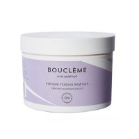 Jar  of  Bouclème  Curls  Redefined  Intensive  Moisture  Treatment  by  Bouclème,  a  creamy  treatment  indicated  for  defining  curly  hair.