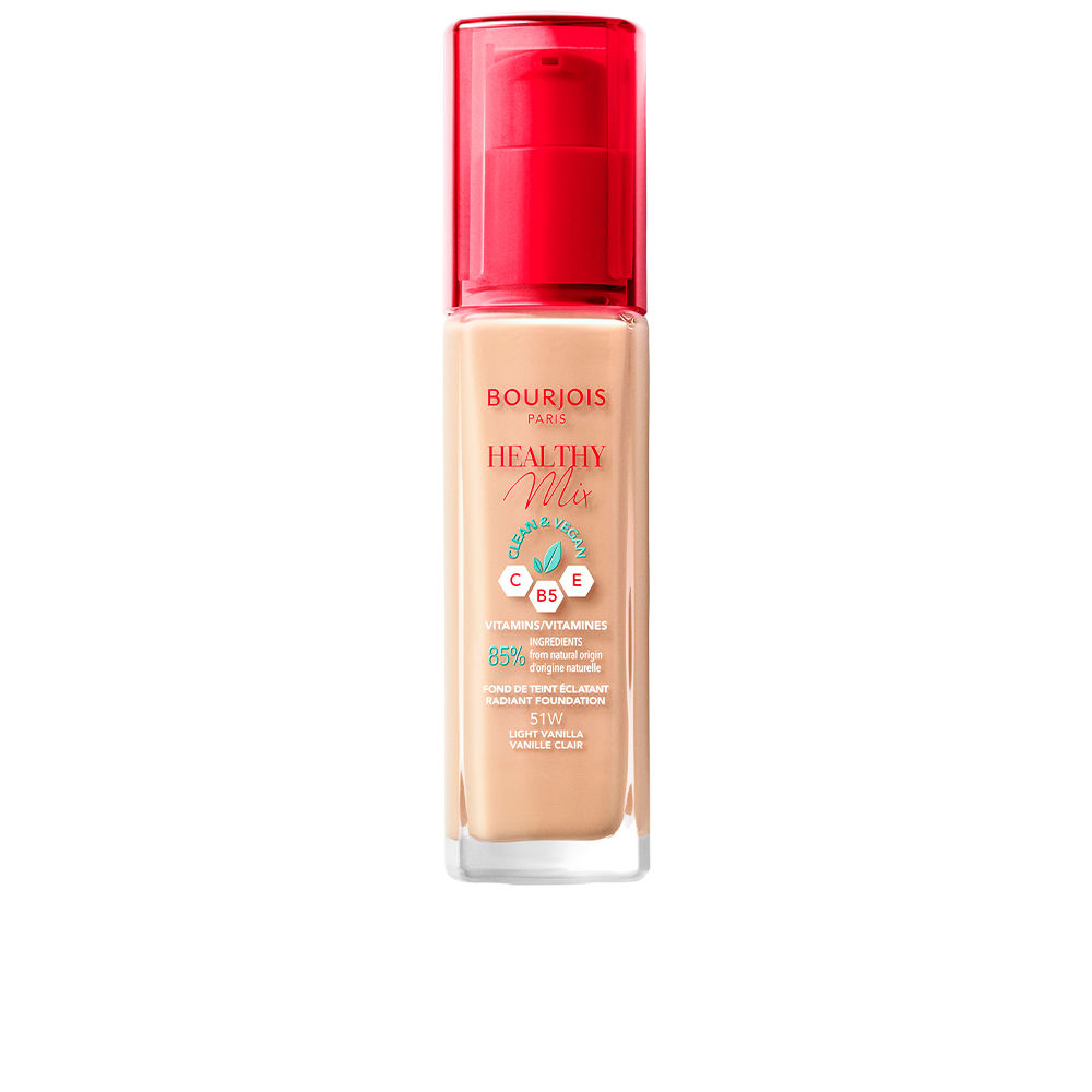 BourjoisHealthyMixRadiantFoundationColor51LightVanilla Bourjois Healthy Mix Radiant Foundation Color 51 Light Vanilla - Image 1