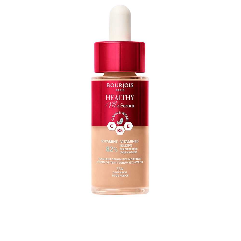 BourjoisHealthyMixSerumFoundationColor55NDeepBeige30ml Bourjois Healthy Mix Serum Foundation Color 55N Deep Beige 30ml - Image 1