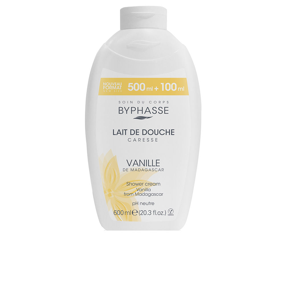 ByphasseCaresseShowerCreamVanilla600ml Byphasse Caresse Shower Cream Vanilla 600ml - Image 1
