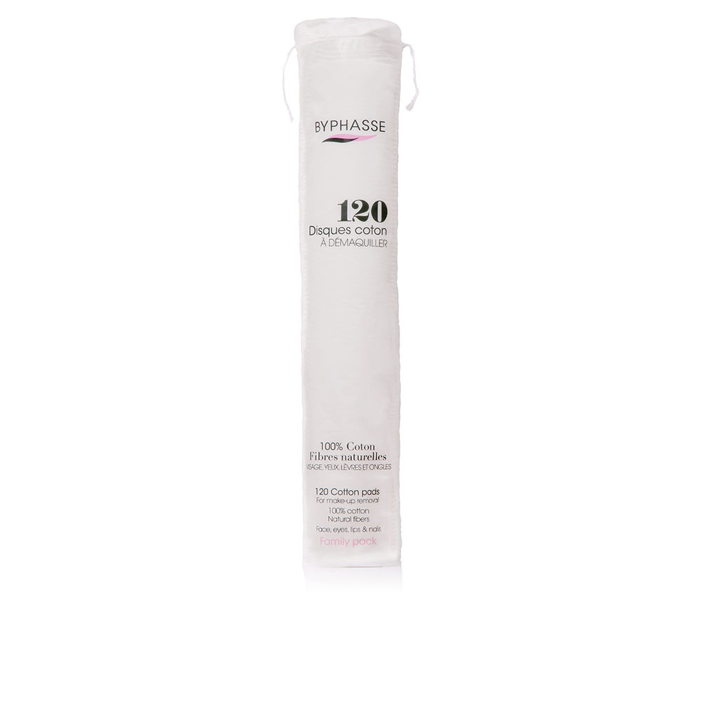 ByphasseCottonPadsforMakeupRemovalx120 Byphasse Discos de Algodão para Desmaquilhar x120 - Image 1