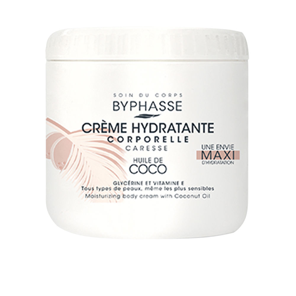 ByphasseMoisturizingBodyCreamwithCoconutOil500ml Byphasse Crema Corporal Hidratante con Aceite de Coco 500ml - Image 1