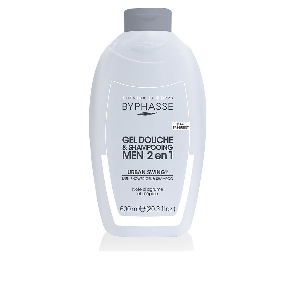 ByphasseUrbanSwingMenShowerGelShampoo2In1600ml Byphasse Urban Swing Men Shower Gel & Shampoo 2 Em 1 600ml - Image 1