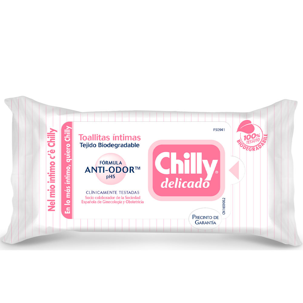 ChillyDelicateIntimateWipesx12 Chilly Delicate Intimate Wipes x12