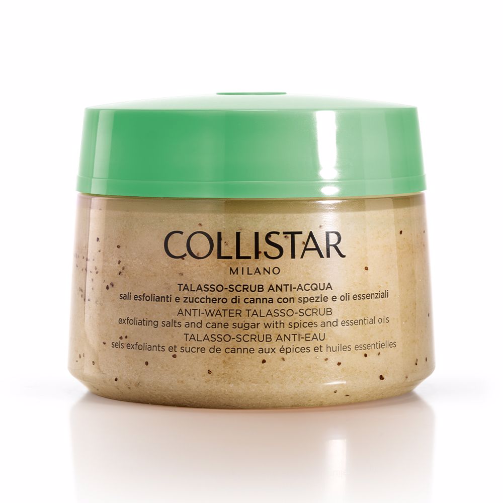 CollistarAnti-WaterTalasso-Scrub700g Jar of Collistar Anti-Water Talasso-Scrub by Collistar, an exfoliating scrub indicated for draining and smoothing skin.