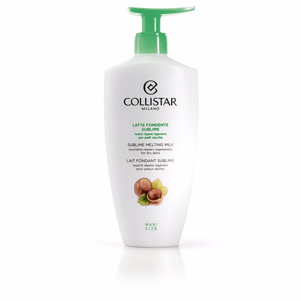 CollistarSublimeMeltingMilk400ml Bottle of Collistar Sublime Melting Milk by Collistar, a nourishing milk indicated for hydrating and repairing dry skin.