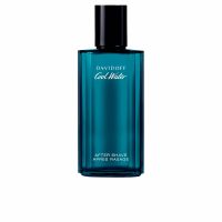 Bottle  of  Davidoff  Cool  Water  After-Shave  by  Davidoff,  an  after  shave  lotion  indicated  for  soothing  skin  after  shaving.