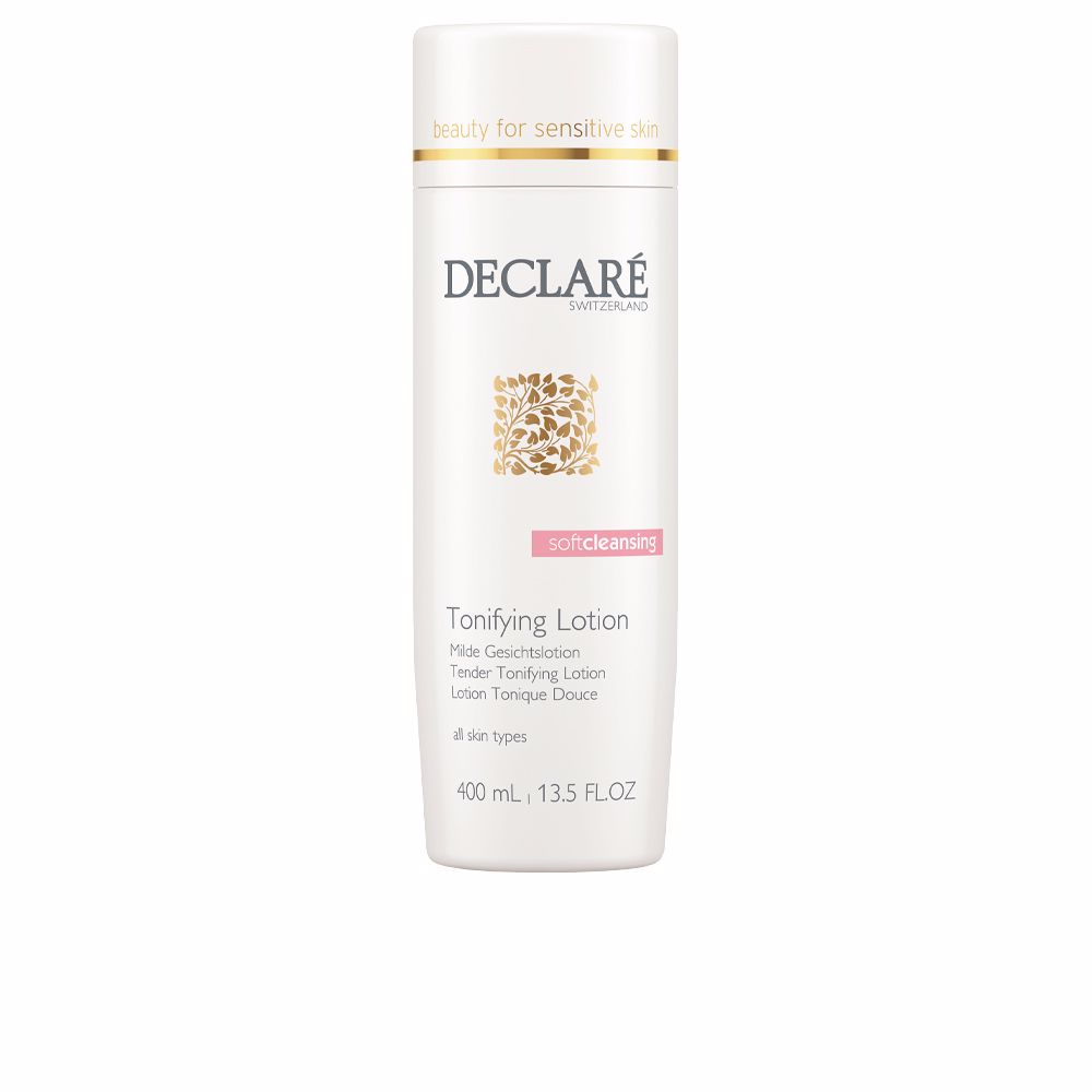 DeclaréSoftCleansingTonifyingLotion200ml Bottle of Declaré Soft Cleansing Tonifying Lotion by Declaré, a tonifying lotion indicated for clarifying the skin.