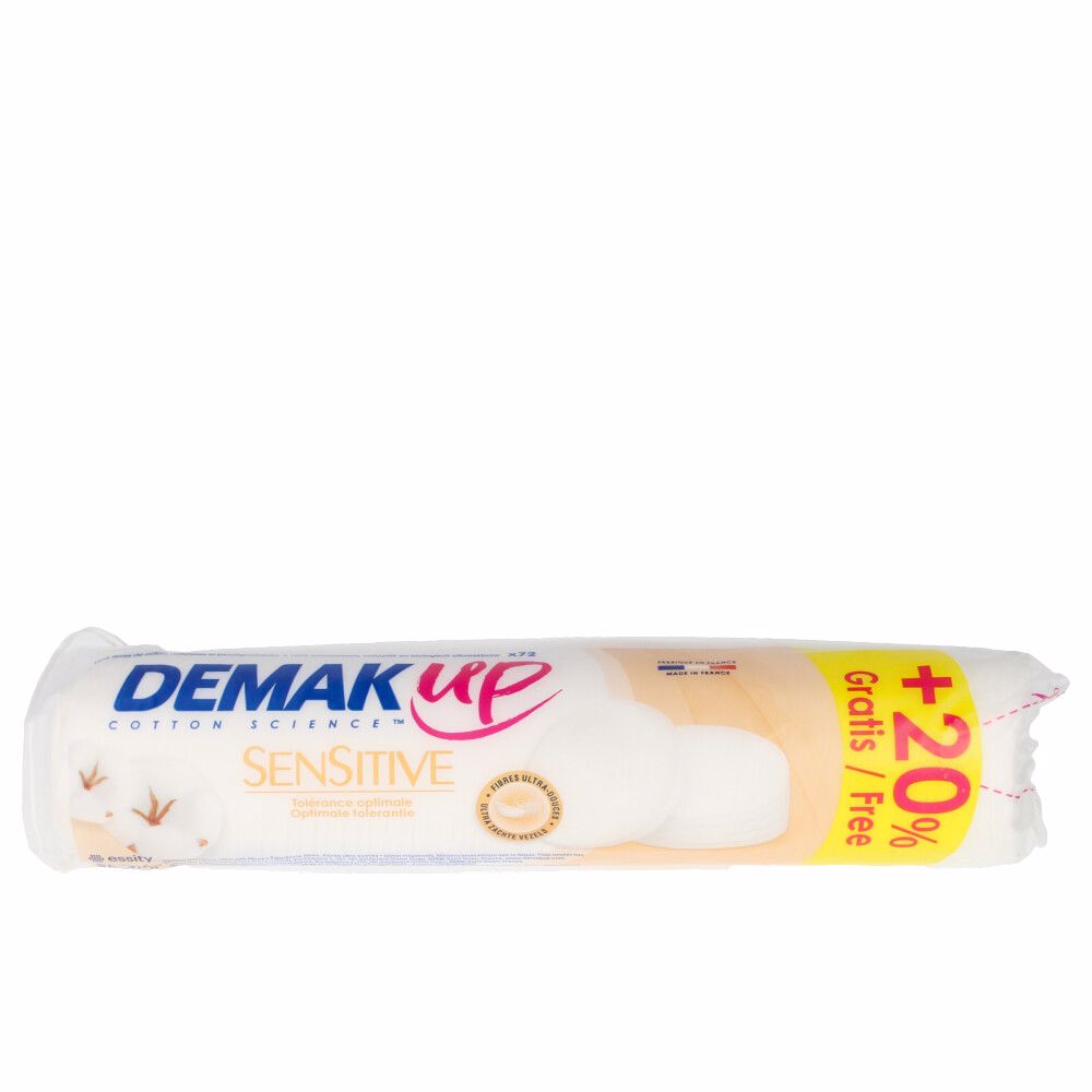 DemakUpDemakUpSensitiveCottonDisksx72 Demak'Up Demak Up Sensitive Cotton Disks x72 - Image 1