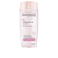 Bottle  of  Diadermine  Gentle  Facial  Toner  by  Diadermine,  a  facial  toner  indicated  for  toning  and  hydrating  the  skin.