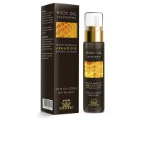 Bottle  of  Diar  Argan  Rejuvenating  Body  Oil  by  Diar  Argan,  a  body  oil  indicated  for  restoring  skin  elasticity  and  hydration.