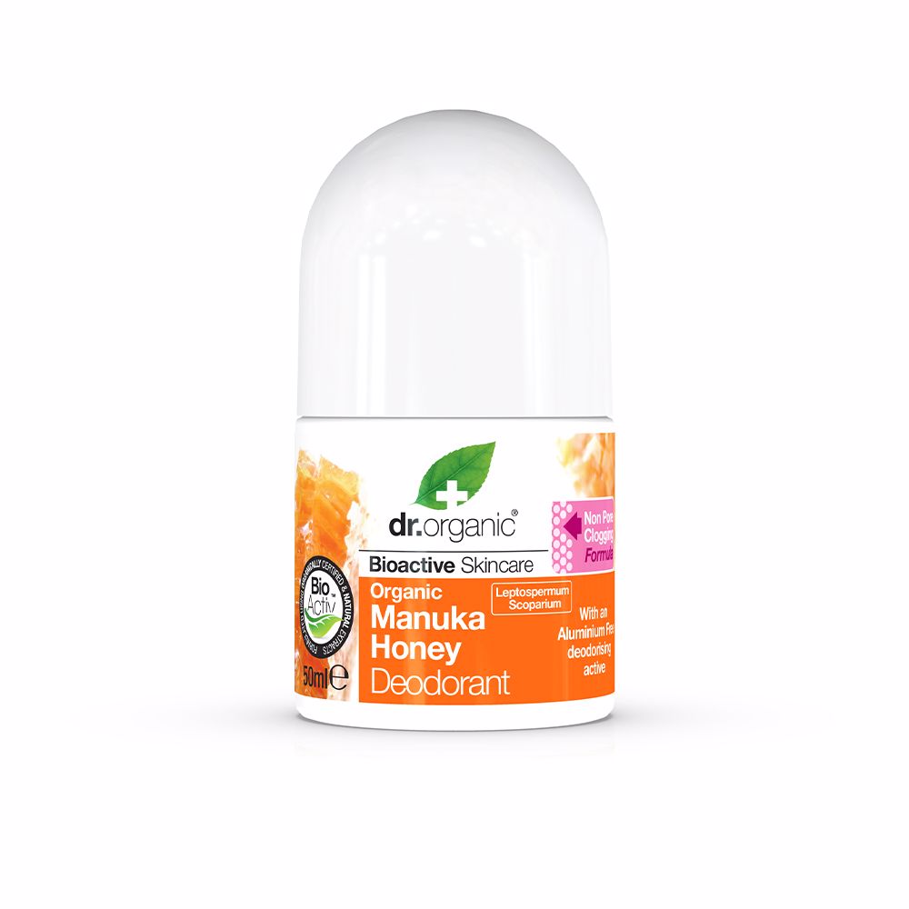 Dr.OrganicManukaHoneyDeodorantRoll-On50ml Dr. Organic Manuka Honey Deodorant Roll-On 50ml