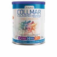 Product  container  of  Drasanvi  Collmar  Hydrolyzed  Marine  Collagen  by  Drasanvi,  a  supplement  indicated  for  cartilage  and  skin  health.