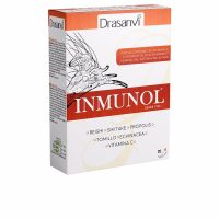 Box  of  Drasanvi  Inmunol  Ampoules,  a  dietary  supplement  indicated  for  maintaining  the  immune  system  and  natural  defense  mechanisms.